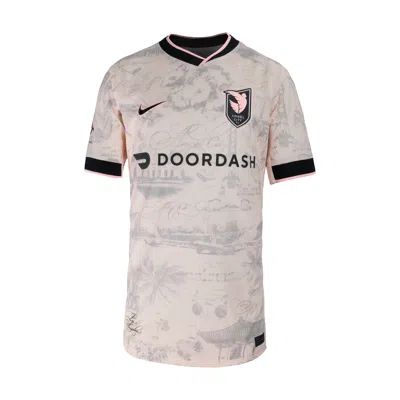 Nike Giselle Thompson Angel City Fc 2025 Stadium Away Big Kids'  Dri-fit Nwsl Replica Jersey In Pink