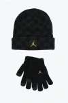 Nike Gloves And Beanie Set With All-over Logo