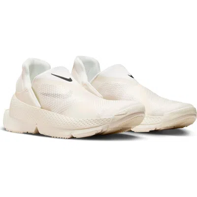 Nike Go Flyease "pale Ivory" Trainers In Ivory/black-platinum