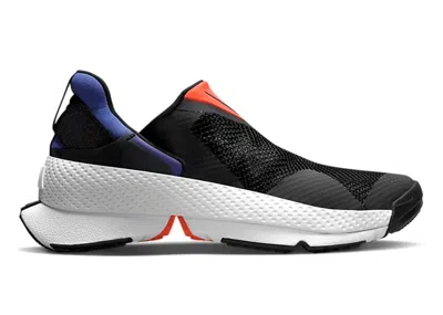 Pre-owned Nike Go Flyease (women's) Sneakers In Black/bright Crimson/sapphire In Multi