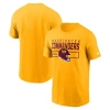 Nike Gold Washington Commanders Primetime Helmet Essential T-shirt In Yellow