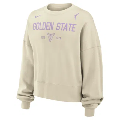 Nike Golden State Valkyries Phoenix Fleece  Women's Wnba Crew-neck Sweatshirt