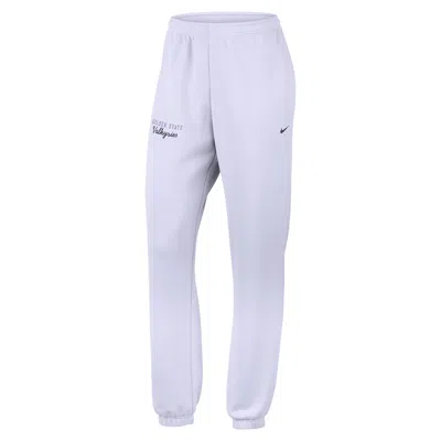 Nike Golden State Valkyries  Women's French Terry Standard Cuffed Pants In Purple