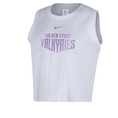 Nike Golden State Valkyries  Women's Wnba Mesh Tank Top In White