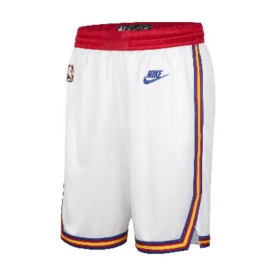 Nike Golden State Warriors 2024/25 Hardwood Classics  Men's Dri-fit Nba Swingman Shorts In White