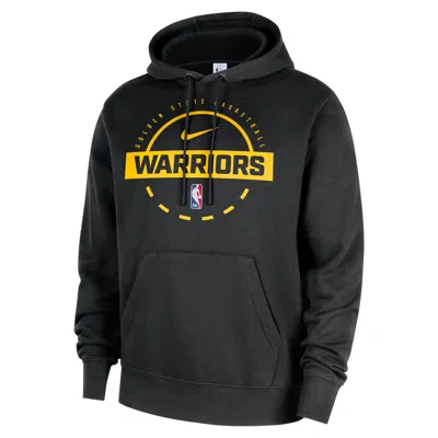 NIKE GOLDEN STATE WARRIORS CLUB  MEN'S NBA PRACTICE PULLOVER HOODIE,1015763354