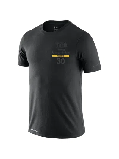 Nike Golden State Warriors Curry T-shirt In Black