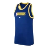 Nike Golden State Warriors Dri-fit Nba Jersey Vest Blue