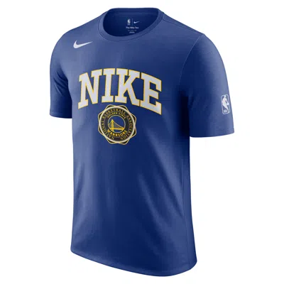 Nike Golden State Warriors Essential  Men's Nba T-shirt In Blue