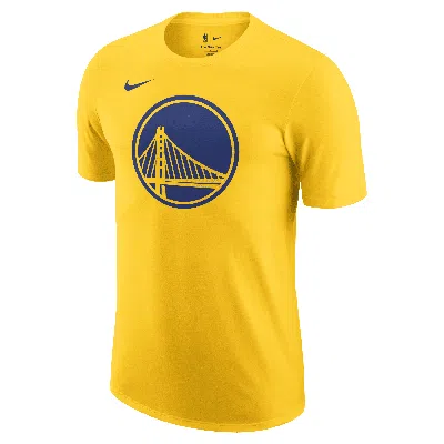 Nike Golden State Warriors Essential  Men's Nba T-shirt In Yellow