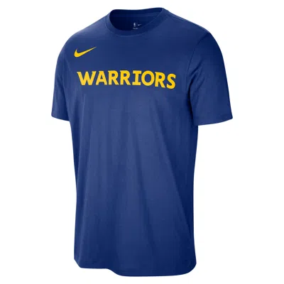 Nike Golden State Warriors Essentials  Men's Nba T-shirt In Blue