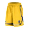 Nike Golden State Warriors Fly Crossover  Women's Dri-fit Nba Shorts In Yellow