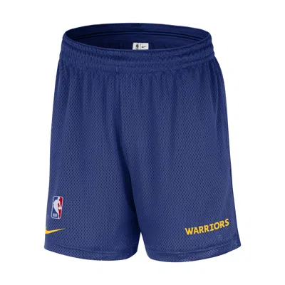 Nike Golden State Warriors  Men's Nba Mesh Shorts In Blue