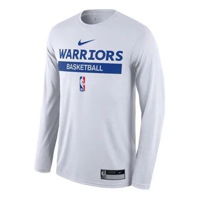 Nike Golden State Warriors Practice Long Sleeve T-shirt 'white'