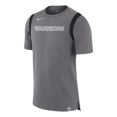 Nike Golden State Warriors Sports Short Sleeve Gray