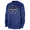 Nike Golden State Warriors Spotlight  Men's Dri-fit Nba Crew-neck Sweatshirt In Blue