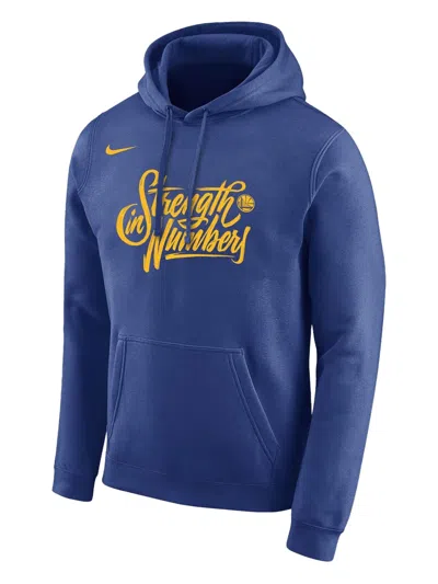Nike Golden State Warriors "strength In Numbers" Hoodies In Blue