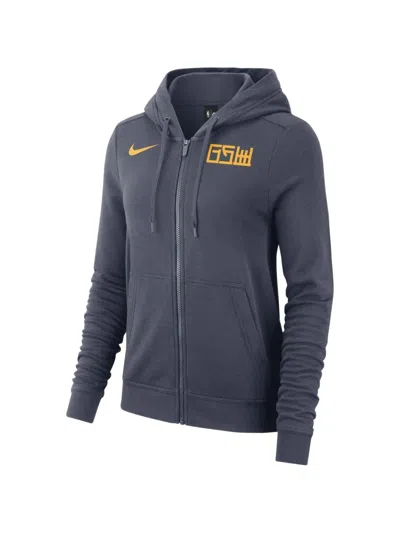 Nike Golden State Warriors Zip-up Hoodie In Multi