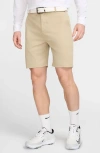 Nike Golf Dri-fit 8-inch Water Repellent Chino Golf Shorts In Limestone