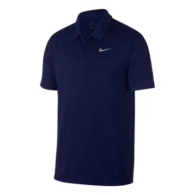 Nike Golf Dri-fit Essential Polo Shirt 'navy Blue'