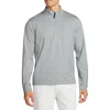Nike Dri-fit Half Zip Golf Top In Smoke Grey/black