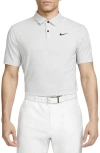 Nike Golf Dri-fit Heathered Golf Polo In Gray