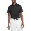 Nike Golf Dri-fit Piqué Golf Polo In Black