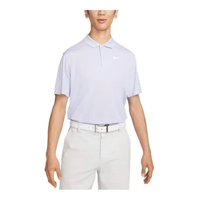 Nike Golf Dri-fit Polo Shirt 'white' In Blue