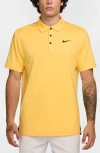 Nike Golf Dri-fit Tour Golf Polo In Yellow