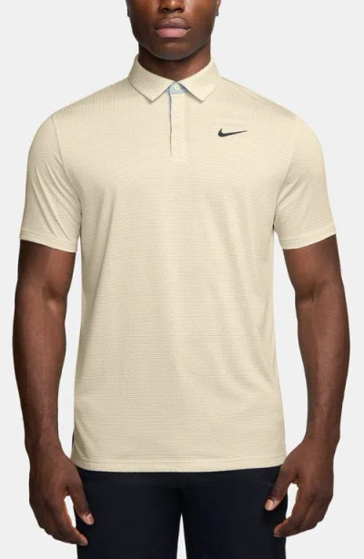 Nike Golf Dri-fit Tour Jacquard Golf Polo In Neutral