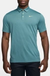 Nike Golf Dri-fit Tour Jacquard Golf Polo In Blue