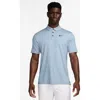Nike Golf Dri-fit Tour Solid Golf Polo In Blue