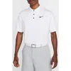 Nike Golf Dri-fit Tour Solid Golf Polo In White