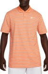 Nike Golf Dri-fit Victory Golf Polo In Orange Trance/ White