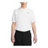 Nike Dri-fit Victory Logo Quick Dry Breathable Sports Short Sleeve Polo Shirt White