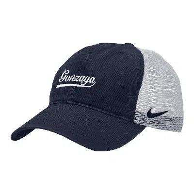 Nike Gonzaga Heritage86  Unisex College Trucker Hat In Blue