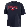 Nike Gonzaga  Women's College Boxy T-shirt In Blue