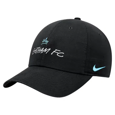 Nike Gotham Fc  Unisex Nwsl Club Cap In Black