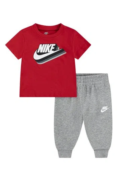 Nike Babies'  Gradient Futura Pants Set In Red