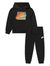 Nike Gradient Futura Tracksuit In Black