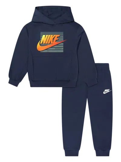 Nike Babies' Gradient Futura Tracksuit In Blue