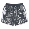 Nike Graffiti Printing Running Shorts Black