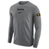 Nike Grambling State  Men's College Long-sleeve T-shirt In Grey