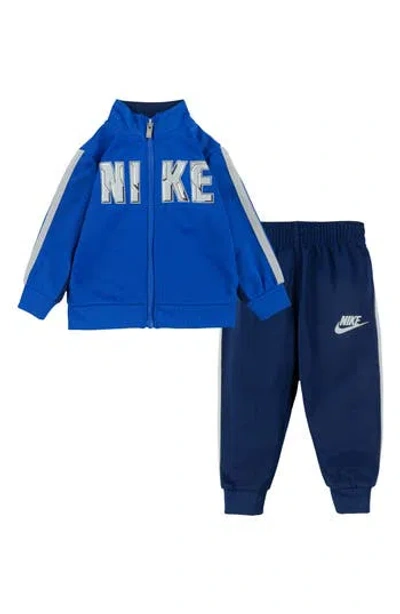 Nike Babies'  Graphic Jacket & Sweatpants In Blue