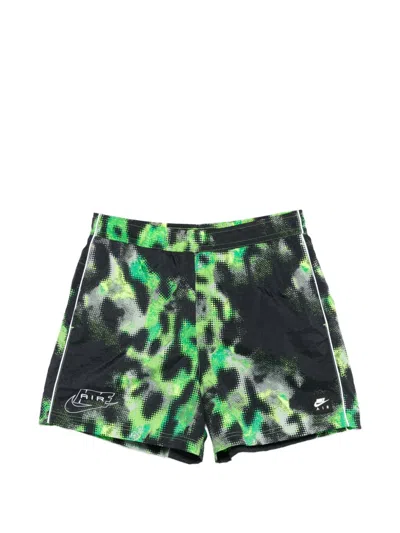 Nike Graphic Print Shorts In Green