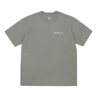 Nike Graphic Print Sports T-shirt 'olive Green'