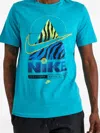 Nike Graphic-print T-shirt In Blue