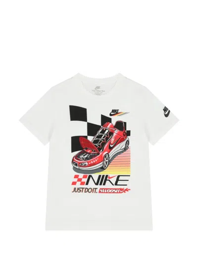 Nike Kids' Graphic-print T-shirt In White