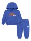 Nike Boys Nsw Fleece Tracksuit In Blue