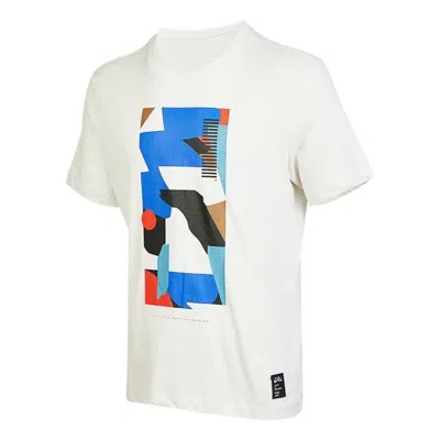 Nike Graphic Round Neck Sports T-shirt 'phantom White Grey'